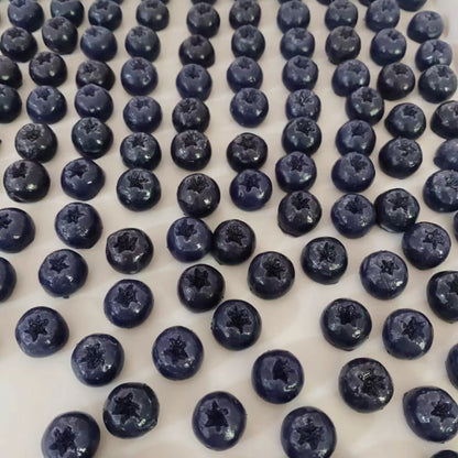 8Pcs Handmade Silicone Squishy Mini Blueberry