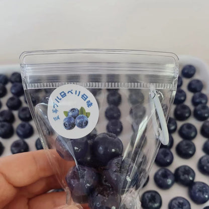 8Pcs Handmade Silicone Squishy Mini Blueberry