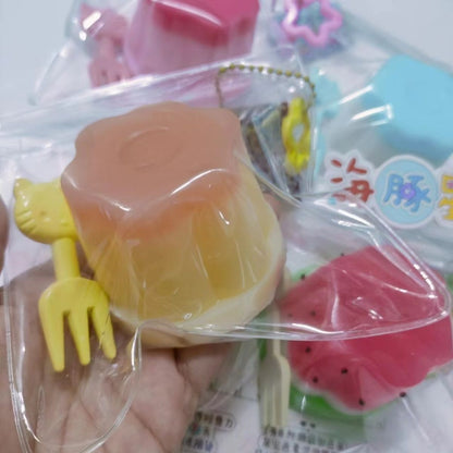 Handmade Silicone Kneading Pudding Squisky Toy Christmas Gift