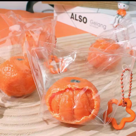 Handmade Silicone Squishy  Orange