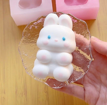 Handmade Silicone Bunny Stress Relief Toy Taba Squishy