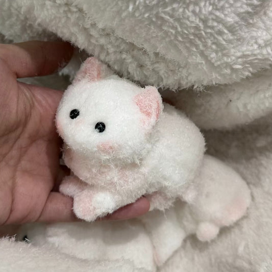 Handmade Silicone  Squishy White Cat