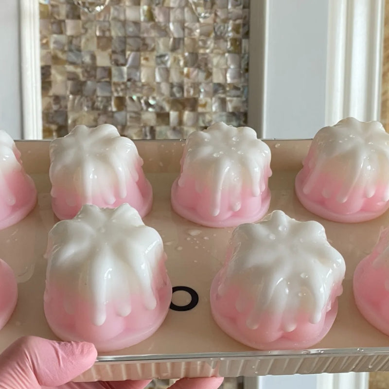 Handmade Silicone Squishy Pink Pudding