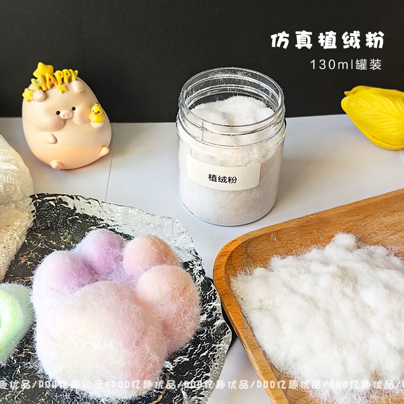 130g /bottle Making  Silicone Squishy Material Flocking Powder/Acid sand powder/Mochi powder