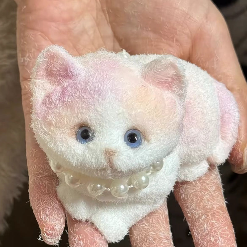 Handmade Silicone Cat Stress Relief Squishy Toy Custom Cat(send picture)